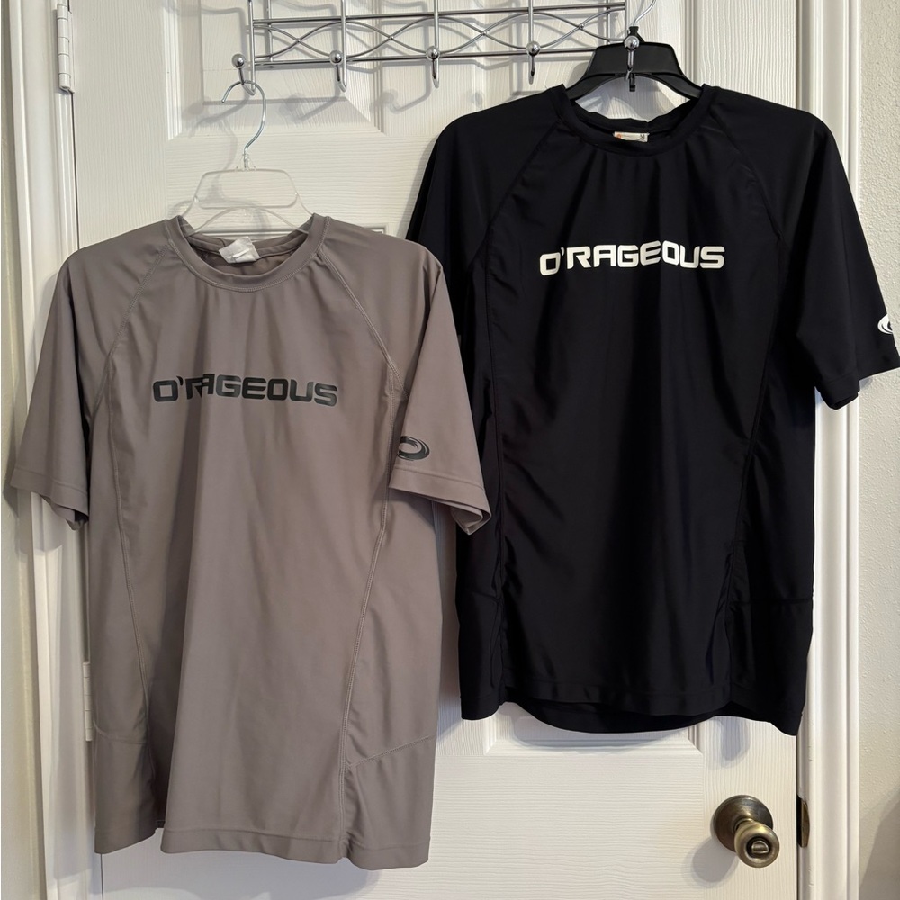 O'Rageous Black and Gray T-Shirts